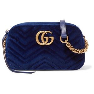 Gucci GG Marmont Velvet Small Shoulder Bag